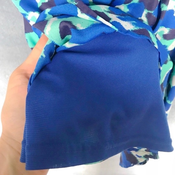 Blue Mint and White Spaghetti Strap Dress - Picture 8 of 8